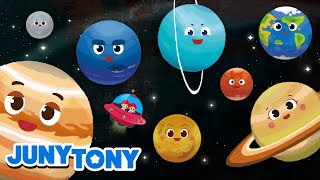 Planet di Tata Surya 🌏🪐✨ Lagu Planet Tata Surya Space Songs JunyTony Bahasa Indonesia