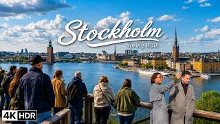 Stockholm Today 🇸🇪 14 May 2026 | Gamla Stan to Hornstull Spring Walk | 4K HDR