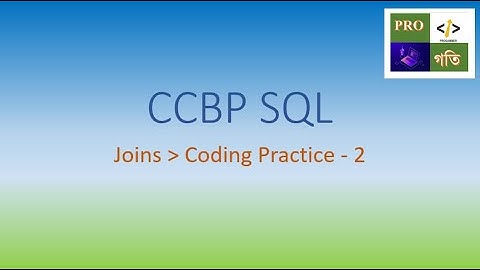 JOINS Coding Practice 2