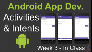 Week 3: Activities and Data Passing -  Solving In Class Assignment 3 screenshot 4