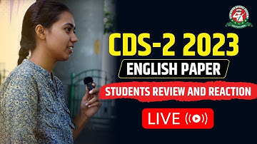 कैसा रहा CDS-2 2023 English Paper | CDS-2 2023 Student Review| CDS-2 2023 English Paper Analysis