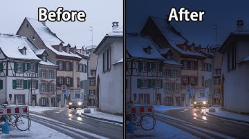 Explore Amazing New Possibilities By Turning Your Daytime Photo Into A Night Picture With Lightroom!