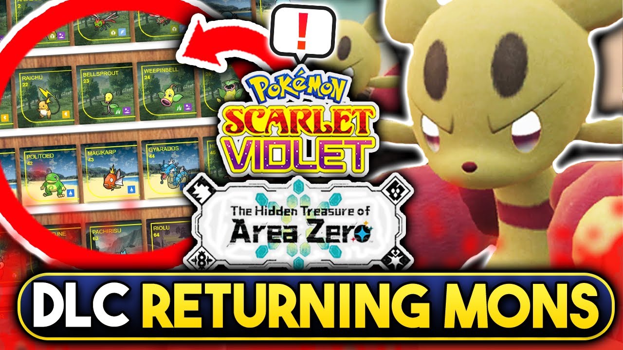 A list of more than 220 classic Pokémon returning in Scarlet and Violet's  DLC has seemingly leaked