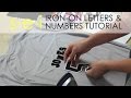 DIY Team Shirt Jersey: Numbers and Letters, SEI Crafts