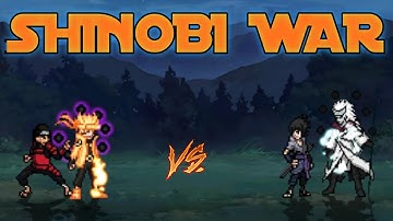 Naruto(All Form) & Hokage Hashirama VS Sasuke Indra v2 & Legendary Madara V2 in Jump Force Mugen