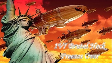Red Alert 2 Skirmish 1v7 AI Brutal Heck Freezes Over