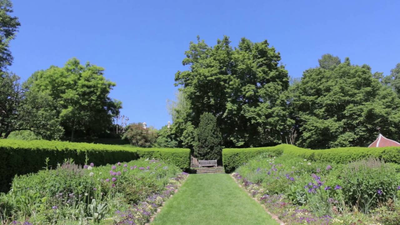 Dumbarton Oaks Gardens Herbaceous Borders Youtube