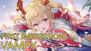 【Granblue Fantasy】First Impressions on Vampy (Yukata ver.)