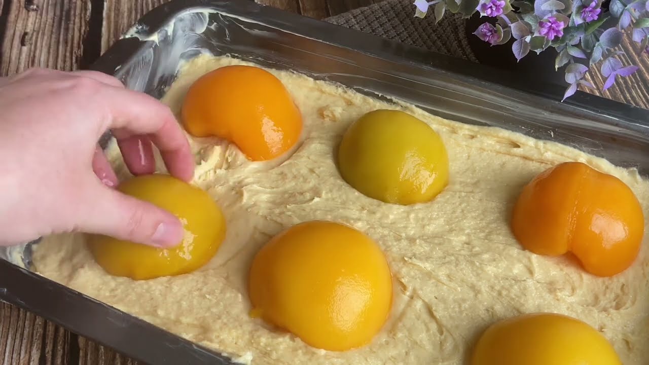 Sehr einfacher Obstkuchen #backen #rezepte #rührteig - YouTube