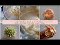 화이트초콜릿 우유맛 버터크림플라워 white chocolate milk butter cream flower piping