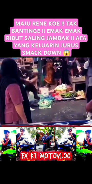 MAJU RENE KOE !! TAK BANTINGE !! EMAK EMAK RIBUT SALING JAMBAK #feedshorts #aryaadi