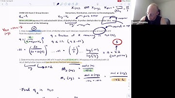 Separations: Liquid-Liquid Extraction Calculations