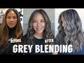 Hair Transformations with Lauryn: Corrective Grey Blending Ep. 162