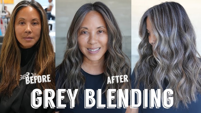 30 Coolest Ideas on Gray Blending for Dark Hair - Hair Adviser