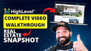 GoHighLevel Snapshots: 🏡 Real Estate Snapshot (Complete Video Walkthrough)