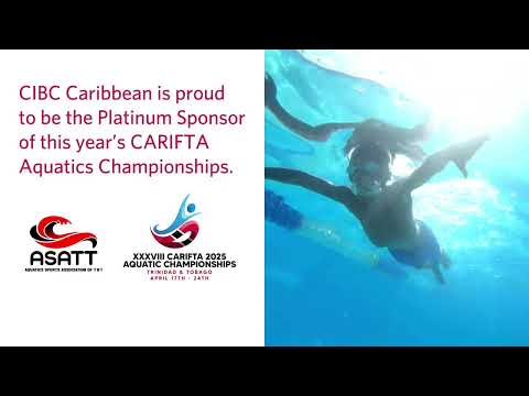Platinum Sponsor of this year's CARIFTA Aquatics Championships in Trinidad and Tobago. - video from CIBC FirstCaribbean