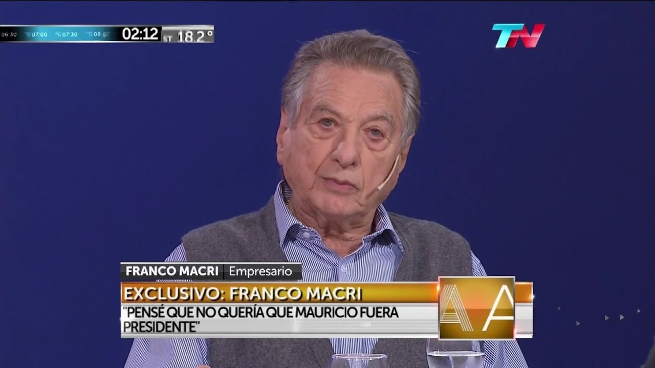 Franco Macri en 