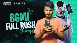 BGMI RUSH GAMEPLAY LIVE WITH AIM ASSIST OFF❌ #bgmi #bgmilive #pubgmobile #rushgameplay