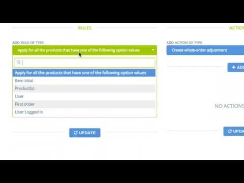 Spree promotion coupon for product with a specific option value