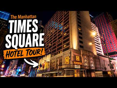 [4K] Hotel Tour | 🇺🇸 NEW YORK, The Manhattan at Times Square Hotel 2026 review with midtown walk