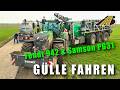 Gülle fahren 2024 Fendt 942 Vario Traktor &amp; Samson Güllewagen Düngung Landwirtschaft driving slurry