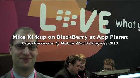 Mike Kirkup Talks BlackBerry Development at App Planet