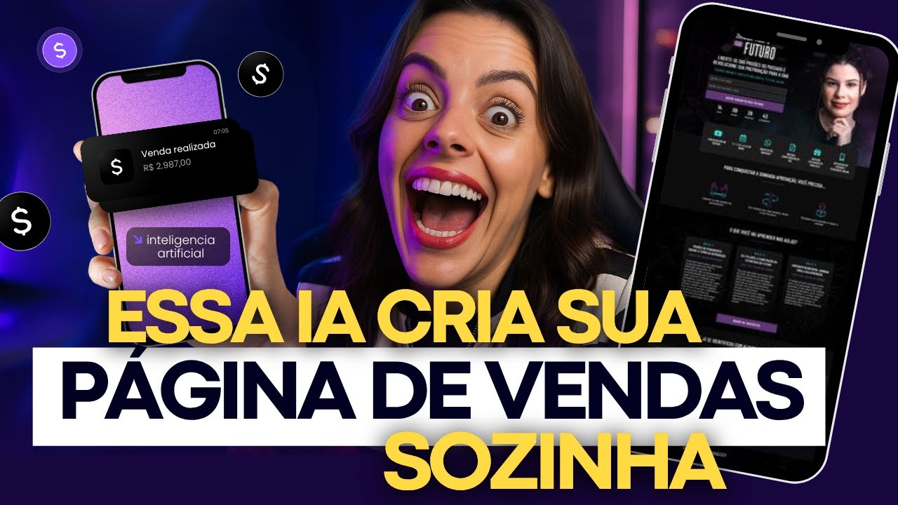 Como Criar Página de Vendas com IA 🚀 | Criação Automática Passo a Passo ...