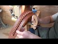 Stitching ammo cartridge loops on a western leather gun belt (Full edit) - Free Download