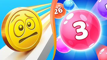 Coin Rush Vs Marble Run All Levels Gaming Mobile Walkthrough Game Update Newtrailer iOS FV6O9A