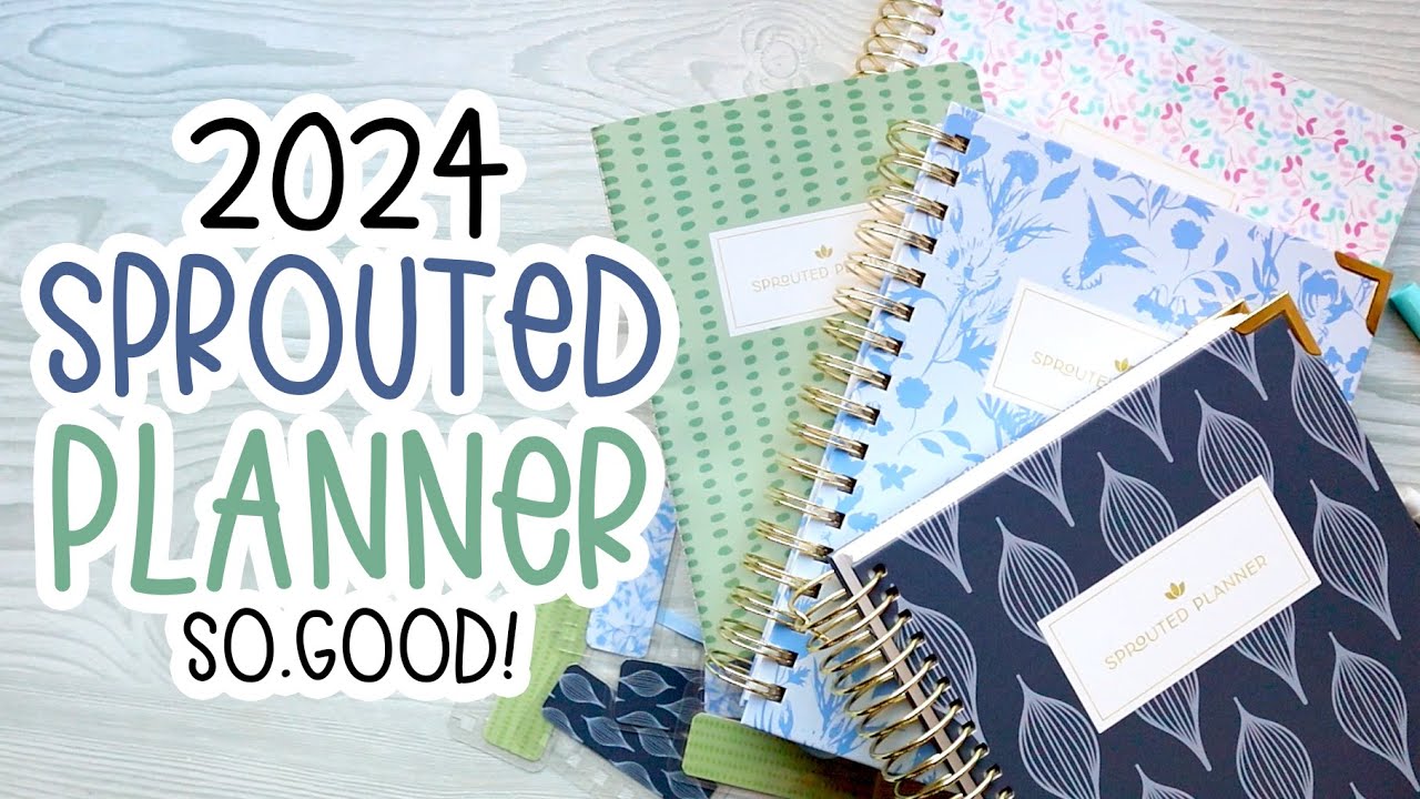 2024 Daily Planners - Plunging Petals - Sprouted Planner
