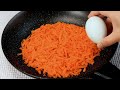 1 carrot with 1 egg your kids will be asking for this for breakfast everyday