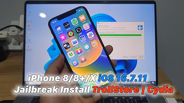 iPhone 8/8+/X iOS 16.7.11 - Jailbreak installeren TrollStore | Cydia