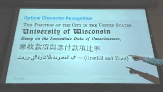 SPSSVC 20150903 Optical Character Recognition for Most of the World's Languages