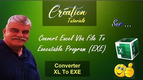 Excel Vba Tutorial - Convert an Excel File to an "exe" Executable Program