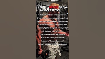 Subscribe to @lars.langen to save yourself years of trial & error! #musclemistakes #musclegain