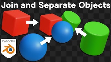 How to Join and Separate Objects in Blender (Tutorial)