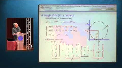 Pierre Alart, "Contributions and limitations of the Non Smooth Contact Dynamics..."
