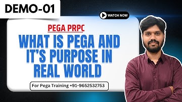 PEGA DEMO 01 | Real Time Project Walk - Through | New Batch | Sep 02 | For Training +91-9652532753