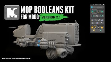 MODO | MOP Booleans Kit v2.1 First Look