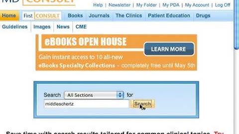 MD Consult Video Tips - Breadth & Depth of Content