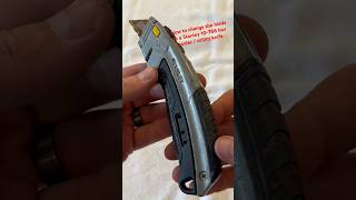 How to change the blade in a Stanley 10788 box cutter / utility knife.#stanley #utilityknife #howto