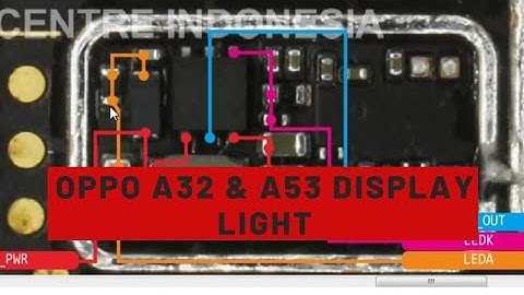 oppo a32 display light oppo a33lcd light  oppo a53 display light problem to 1000% working. #diagram