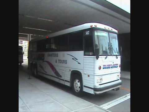 Blue Lakes Charters & Tours MCI MC-12 bus audio re...