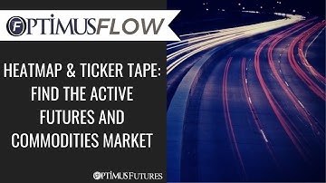 Optimus Flow - Heatmap & Ticker Tape: Find The Active Futures and Commodities Market