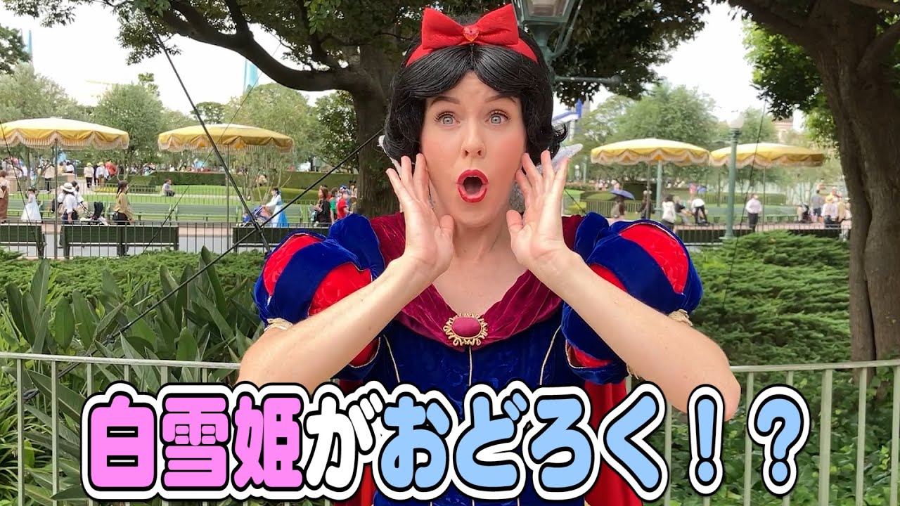 ディズニー グリーティング 白雪姫が みてびっくり 東京ディズニーランド 東京ディズニーシー ネイボール Youtube