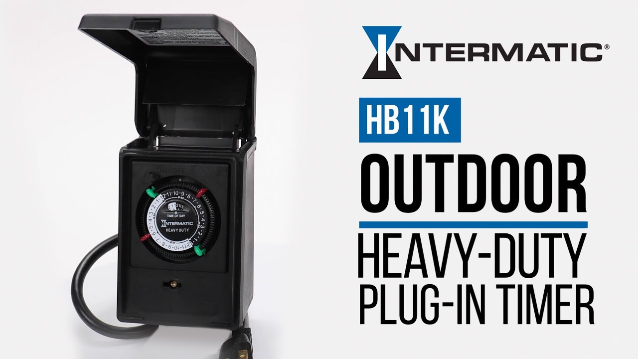 Hb11k Outdoor Heavy Duty Plug In Timer