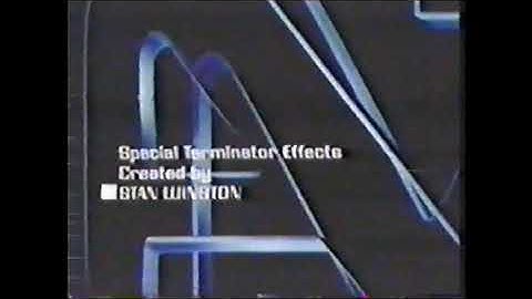 The Terminator (1984) - Opening Credits (VHS Recording)