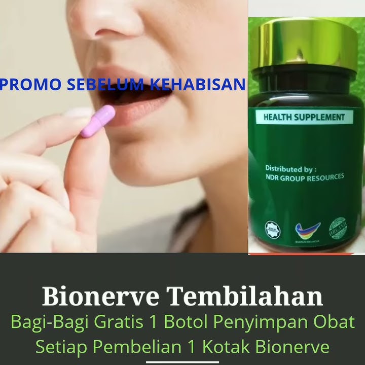 Bionerve Promo Gratis Botol Penyimpanan Obat