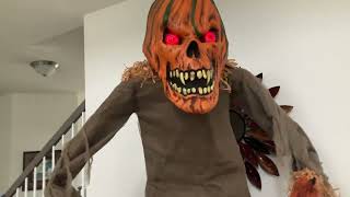Demo of possessed pumpkin