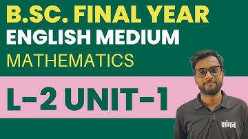 B.Sc. Final Year |Paper-2 Unit-1 L-2| Cauchy-Riemann Equation and Analytic Function #bsc #ru